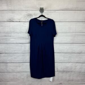 Isabella Oliver Maternity Midnight Blue Catherine Dress Size 12/14